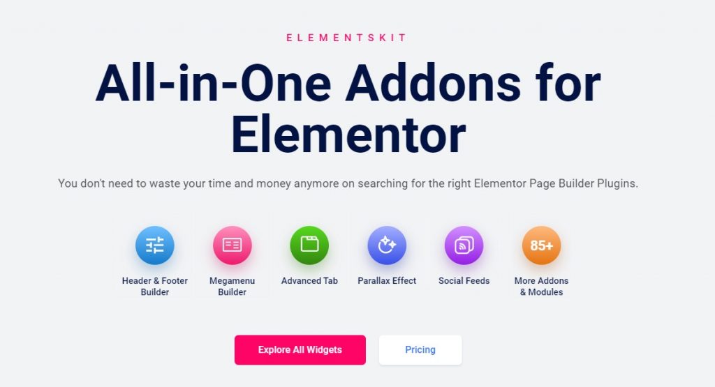 Elementskit - Best Addons for Elementor