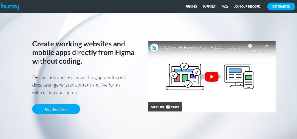 Buzzy Website Creating Software
