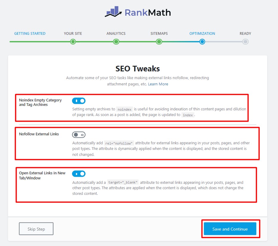 Rank Math SEO Tweaks