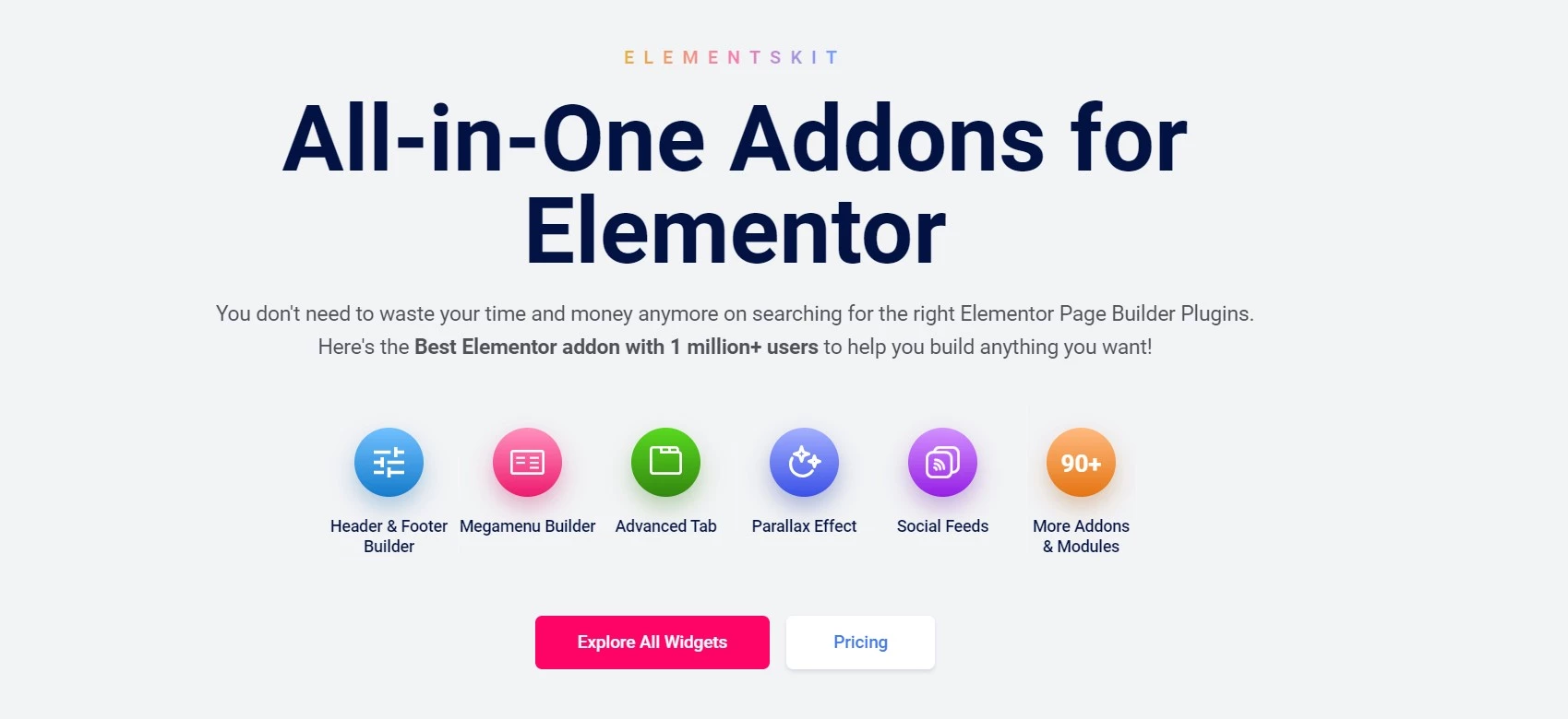 Elementskit All in One Addons For Elementor