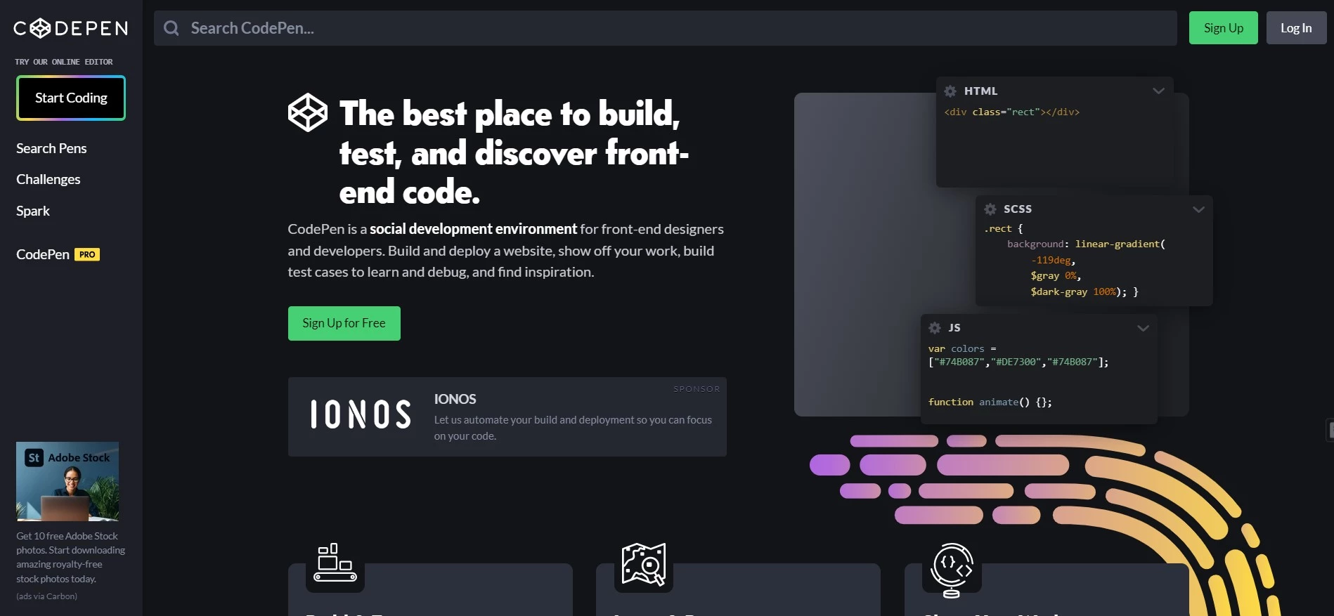 Codepen Coding Tool