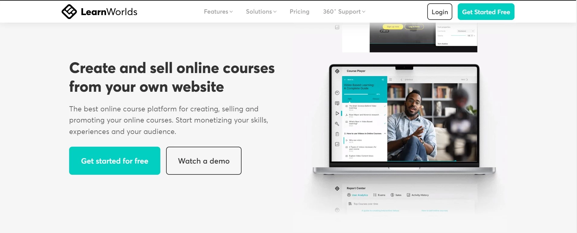 LearnWorlds Sell Online Courses